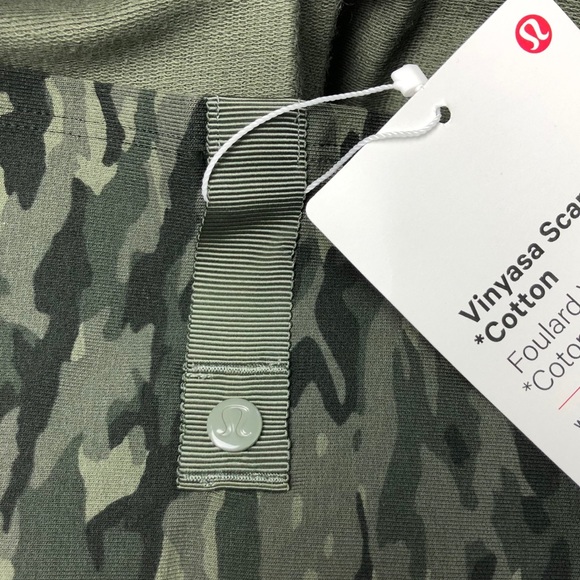 Lululemon Vinyasa Scarf *Cotton Evergreen Camo - Picture 6 of 8